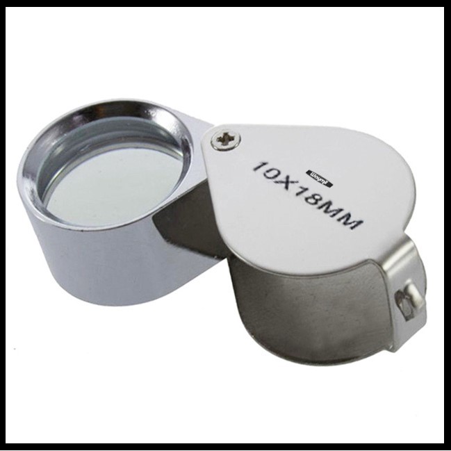 Jeweler's Loupe Lightweight & easy to use loupe with 10x magnification. Wesche Jewelers Melbourne, FL